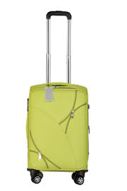 24&quot; bagage de déplacement mou de rouleau de vert met en sac la valise à roues de molleton pour des femmes