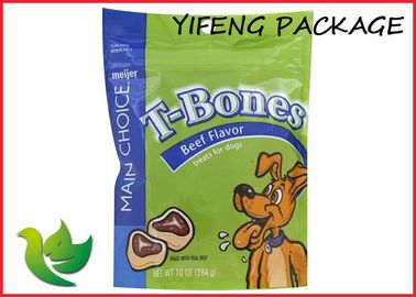 L'emballage alimentaire en plastique tiennent des poches pour les aliments pour chiens/le sac d'aliments pour chiens de tirette
