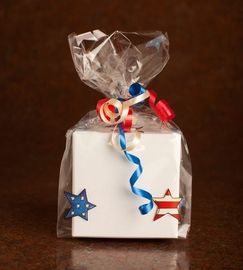 Poche d'emballage alimentaire de chocolat/sac clairs de cadeau violoncelle de Noël