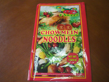 Les nouilles de Chowmein empaquetant, poche de catégorie comestible met en sac la coutume 340g