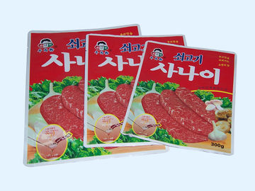Pleins biens de sac d'emballage de poche d'impression pour la viande d'aluminium d'alun/nourriture de porc