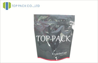 Le papier d'aluminium imprimé tiennent des sacs adaptés aux besoins du client pour la nourriture avec le dessus zip-lock