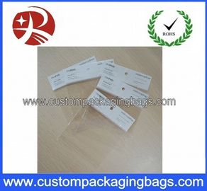 Sacs faits sur commande réutilisés d'emballage d'impression, petits sacs d'OPP avec l'en-tête