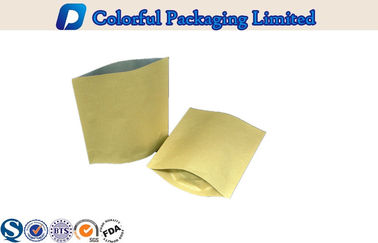 L'aluminium de papier d'emballage rayé tiennent la poche stratifiée pour l'emballage de thé/casse-croûte