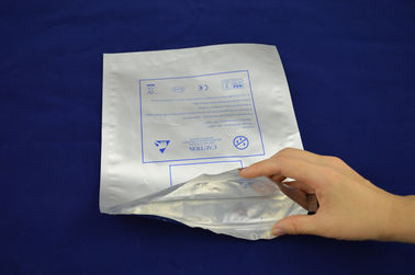sac imprimé rescellable d'emballage de poche de tirette de l'aluminium 90U avec la pince