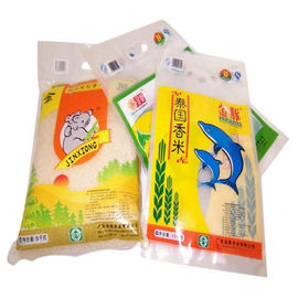 10kg avec le sac en plastique découpé avec des matrices de riz d'emballage alimentaire/le sac emballage de riz
