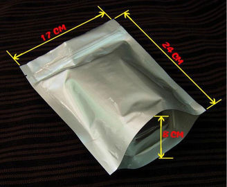 Le sac de serrure de fermeture éclair de papier d'aluminium/aluminium rescellable tiennent des poches