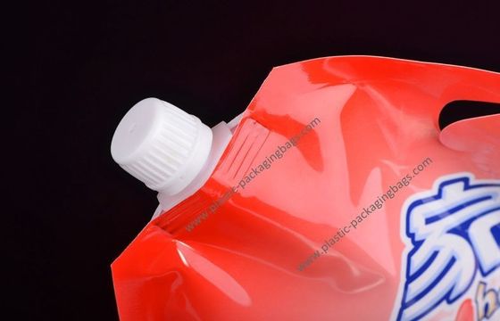 Le papier d'aluminium tiennent le liquide de lavage de poche avec le bec, 500ml/250ml adapté aux besoins du client