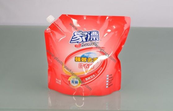 Le papier d'aluminium tiennent le liquide de lavage de poche avec le bec, 500ml/250ml adapté aux besoins du client