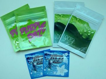 Sacs réutilisables de casse-croûte de polypropylène de catégorie comestible de Customzied avec la tirette, sac zip-lock d'aluminium