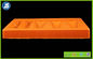 Emballage cosmétique en plastique rectangulaire orange de carte de boursouflure de plateaux de PVC