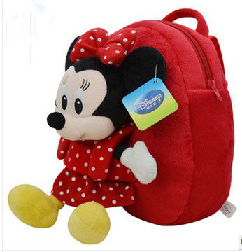 La belle école d'enfants de Disney balade le sac d'école de Minnie Mouse pour le bébé