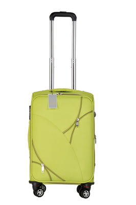 24" bagage de déplacement mou de rouleau de vert met en sac la valise à roues de molleton pour des femmes