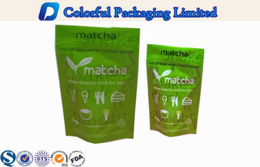 Réutilisez la couleur de CMYK/Pantone en plastique que zip-lock tiennent la poche pour le thé vert