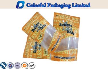 en plastique environnementaux d'attrait dégradable des poissons 1Lb tiennent la poche avec la fenêtre