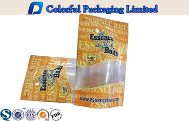 en plastique environnementaux d'attrait dégradable des poissons 1Lb tiennent la poche avec la fenêtre