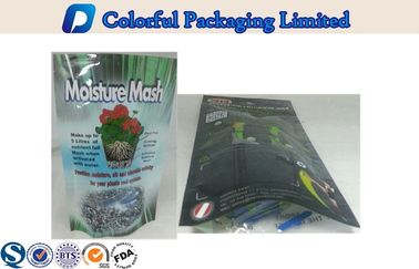 le fruit sec CMYK/Pantone a rescellé l'aluminium tiennent la poche avec la fenêtre claire