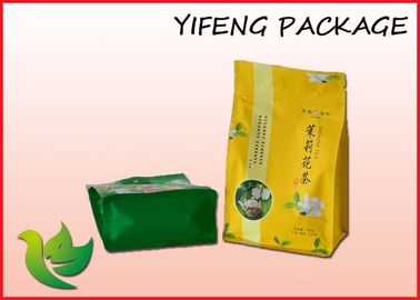 Le thé empaquetant le sac de serrure de tirette de fond plat Reclose 250g 500g 1000g