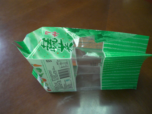 Emballage Gusseted latéral vert de poche de nourriture pour l'ANIMAL FAMILIER/CPP de biscuit
