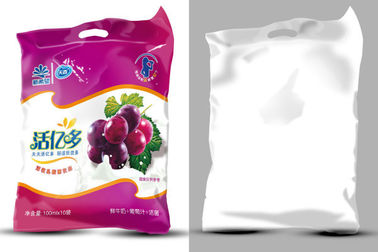 Sac découpé avec des matrices imprimé d'emballage de poche de nourriture de poignée avec la ligne de larme
