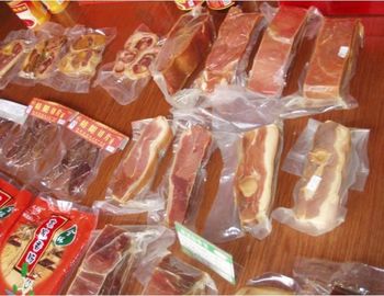 Pleins biens de sac d'emballage de poche d'impression pour la viande d'aluminium d'alun/nourriture de porc