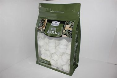 Sachets en plastique flexibles transparents de fond plat dans l'ANIMAL FAMILIER/VMPET/PE