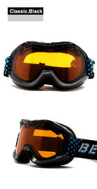 Enfants blancs extérieurs d'anti glissement faisant du surf des neiges les lunettes légères plates de ski de lunettes pour des garçons