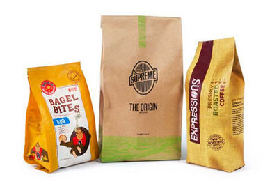 Emballage alimentaire latéral simple de poche de joint pour des grains de café/graines/frites